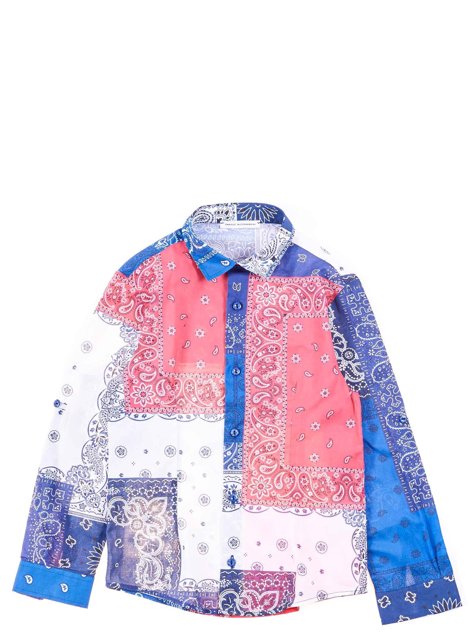 Camicia multicolor stampa bandana