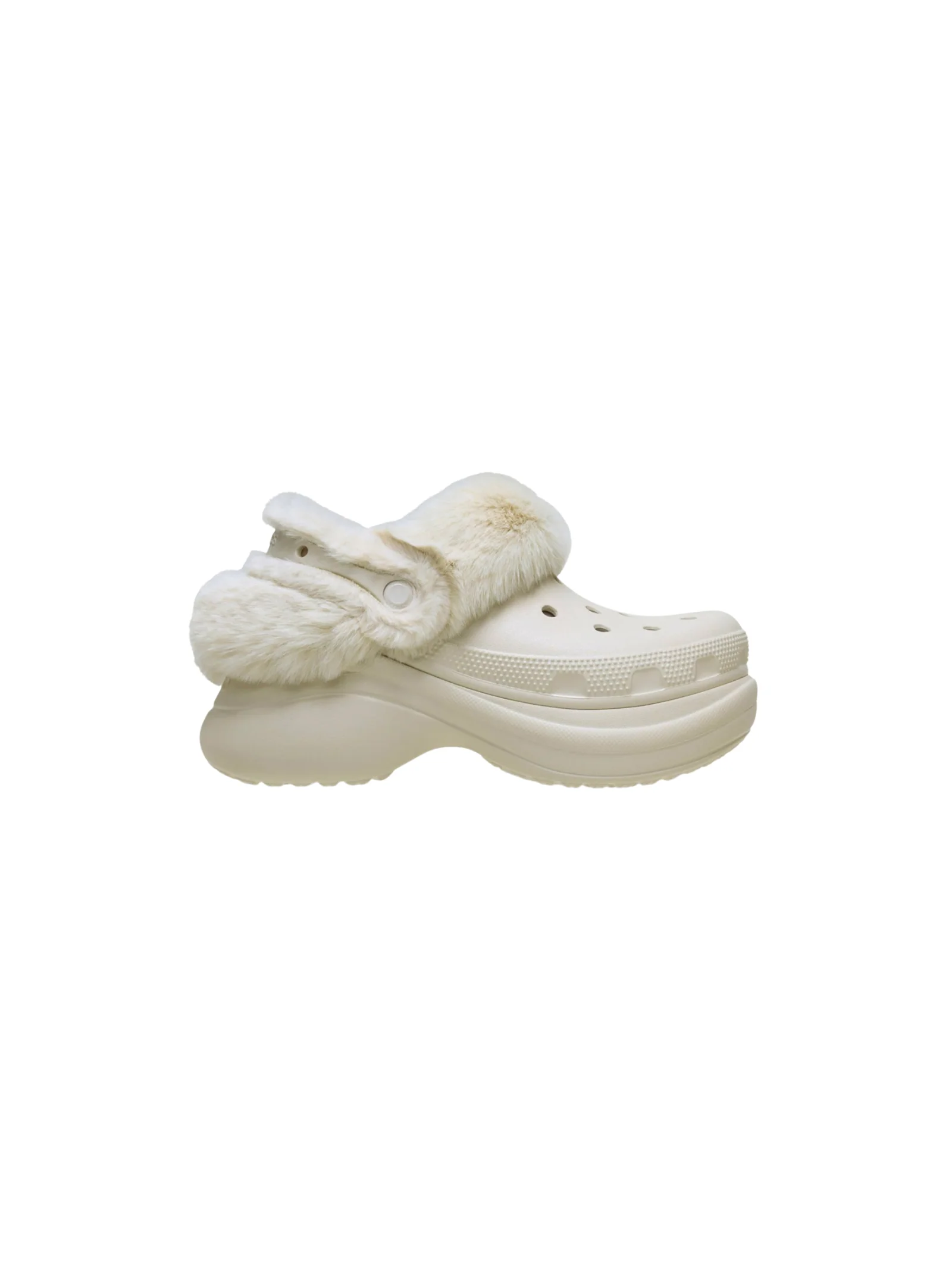 Ciabatte "Bae Lined Clog" Crocs avorio