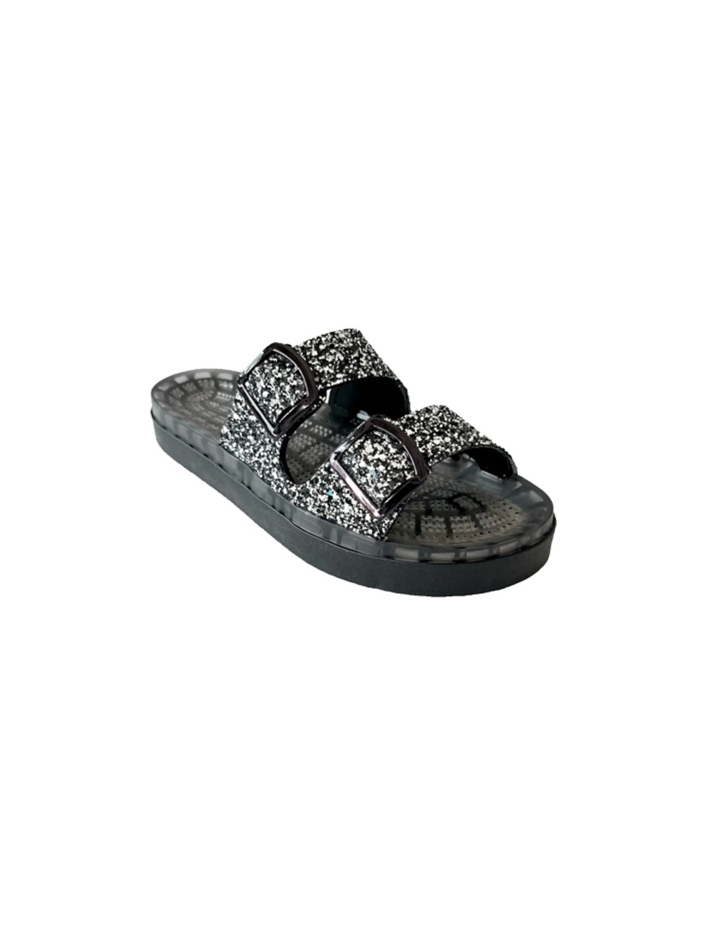 Ciabatte "La jolla Sublime" Sensi nero con glitter