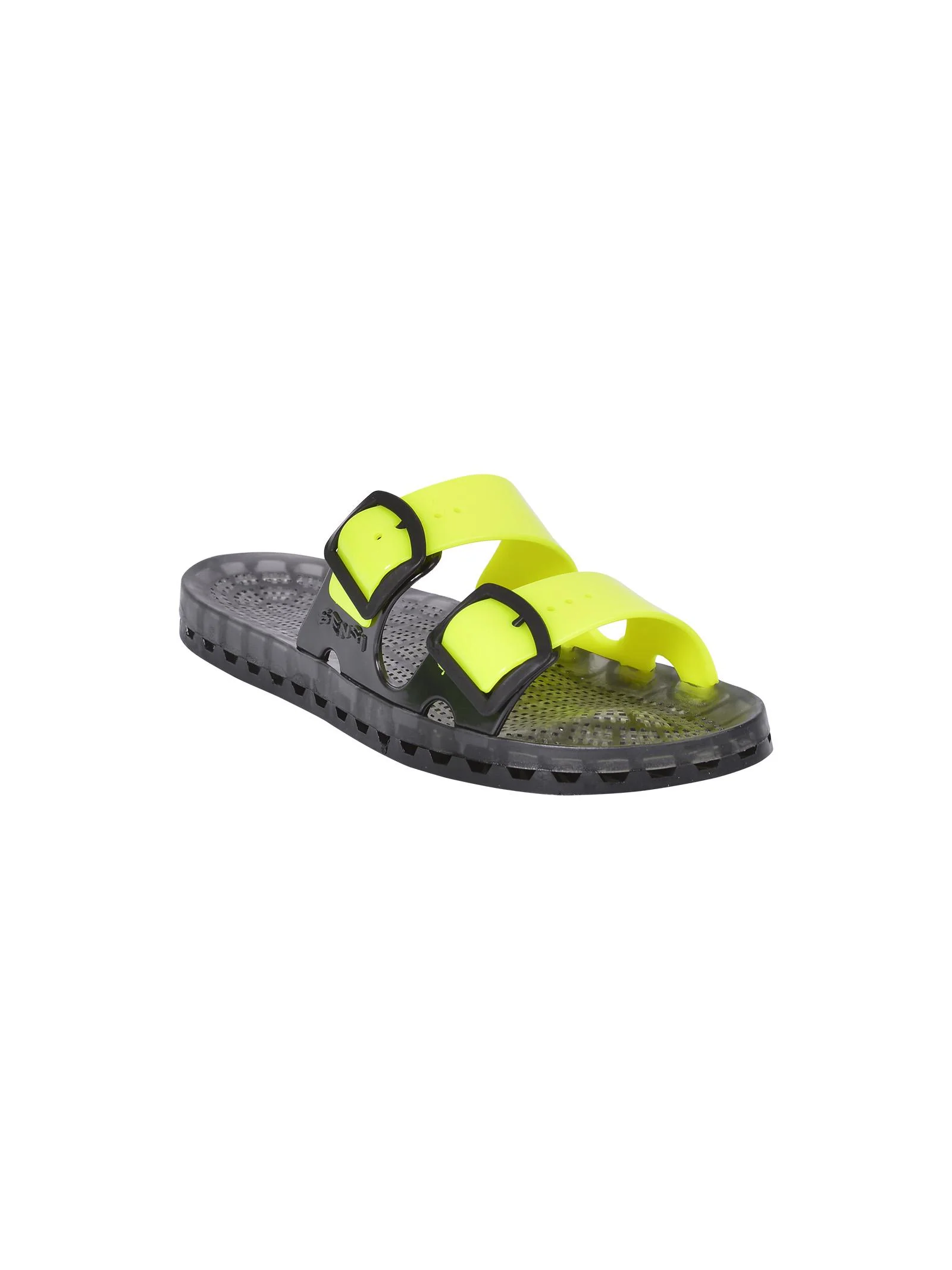 Ciabatte Sensi La jolla Black Fluo giallo - Image 2