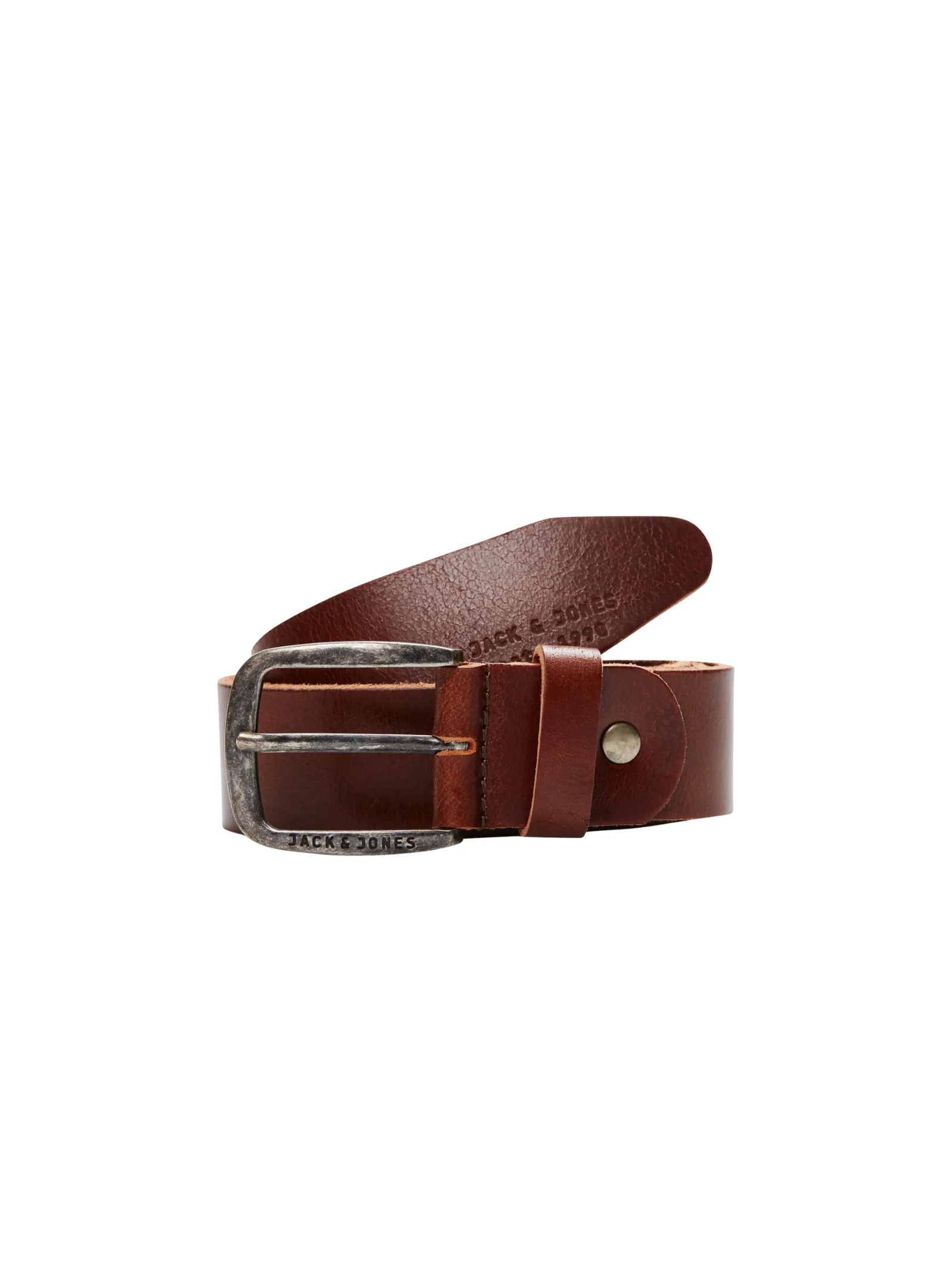 Cintura Jack & Jones marrone con fibbia
