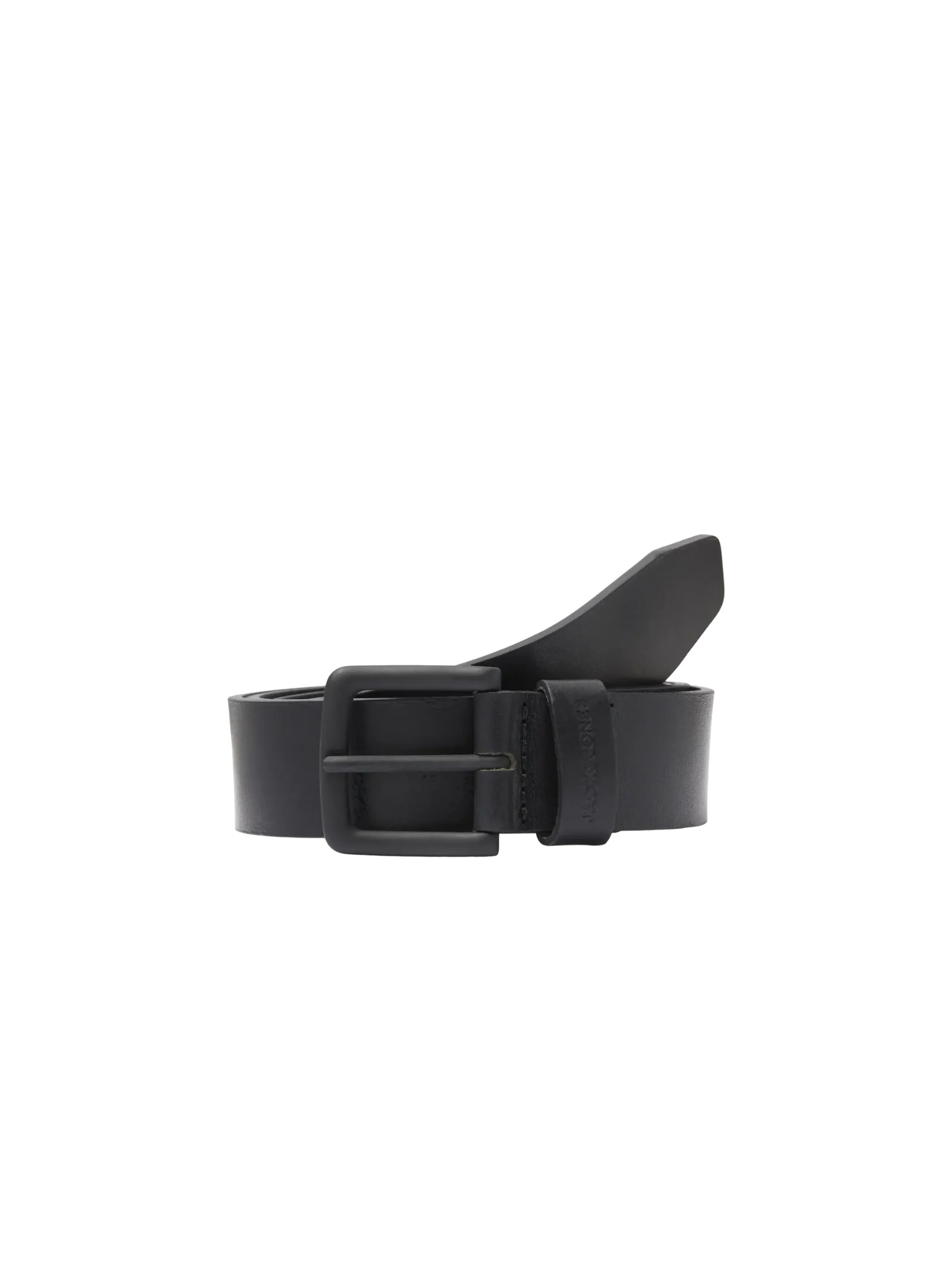 Cintura Jack & Jones nera con fibbia nera