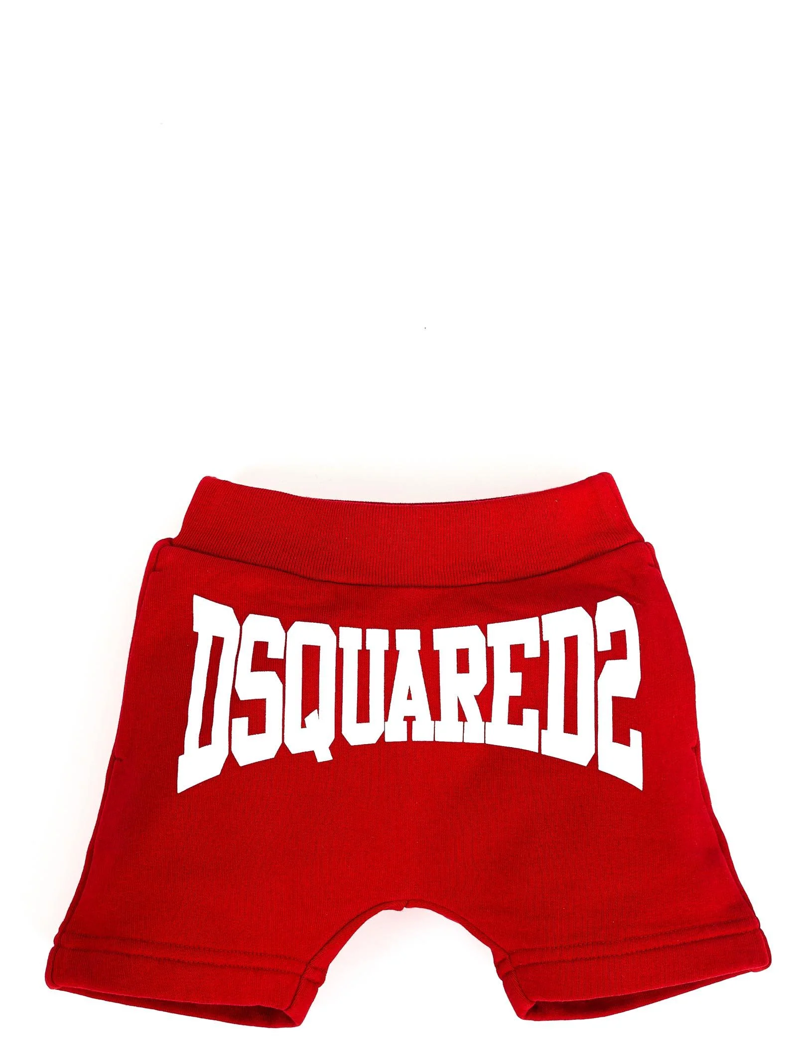 Shorts in tuta rosso cavallo basso