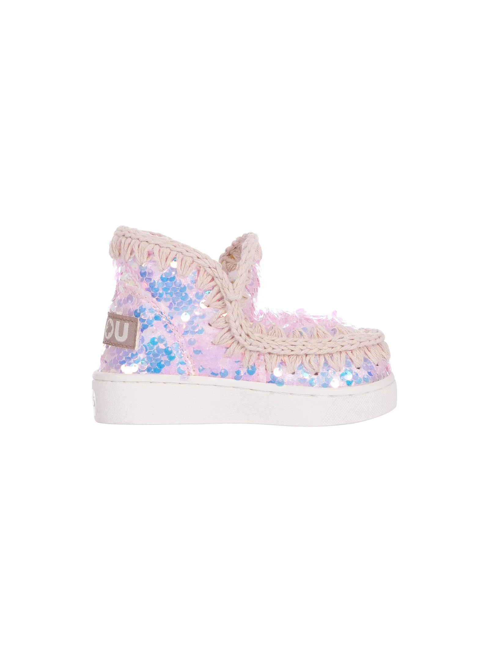 Eskimo sneaker sequins Mou oro rosa