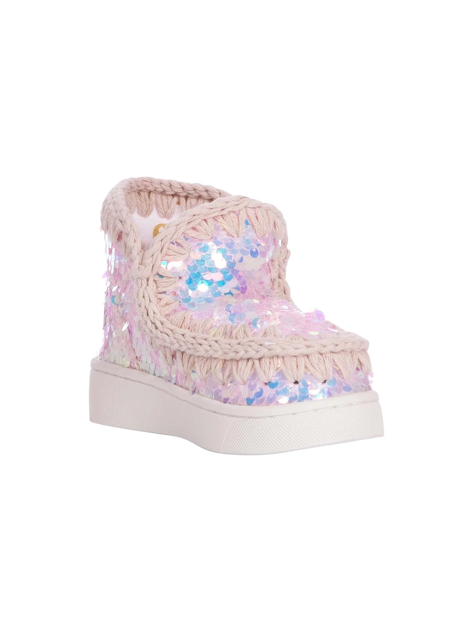 Eskimo sneaker sequins Mou oro rosa - Image 2