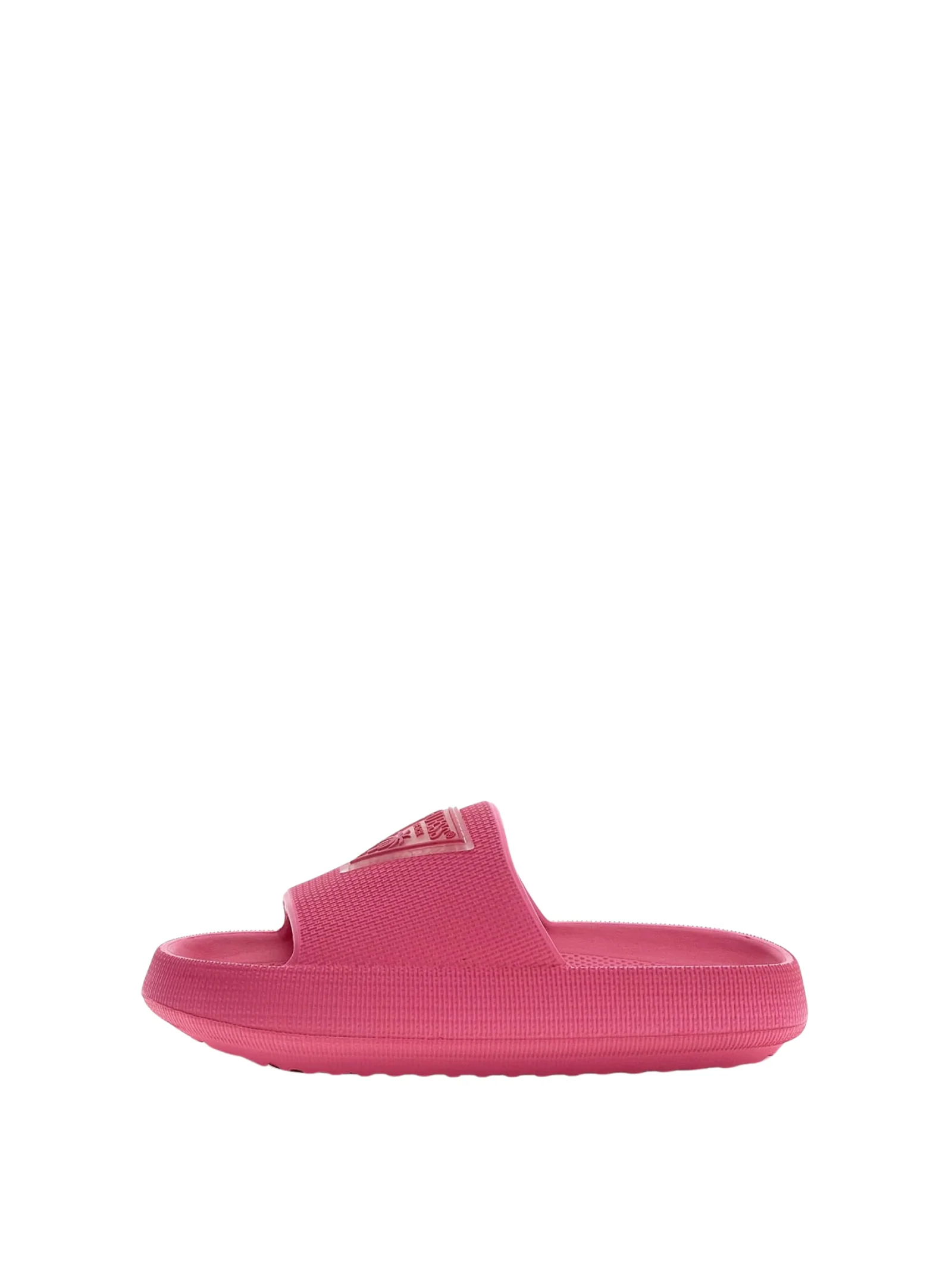 Ciabatte Guess rosa fucsia con logo su fascia - Image 2