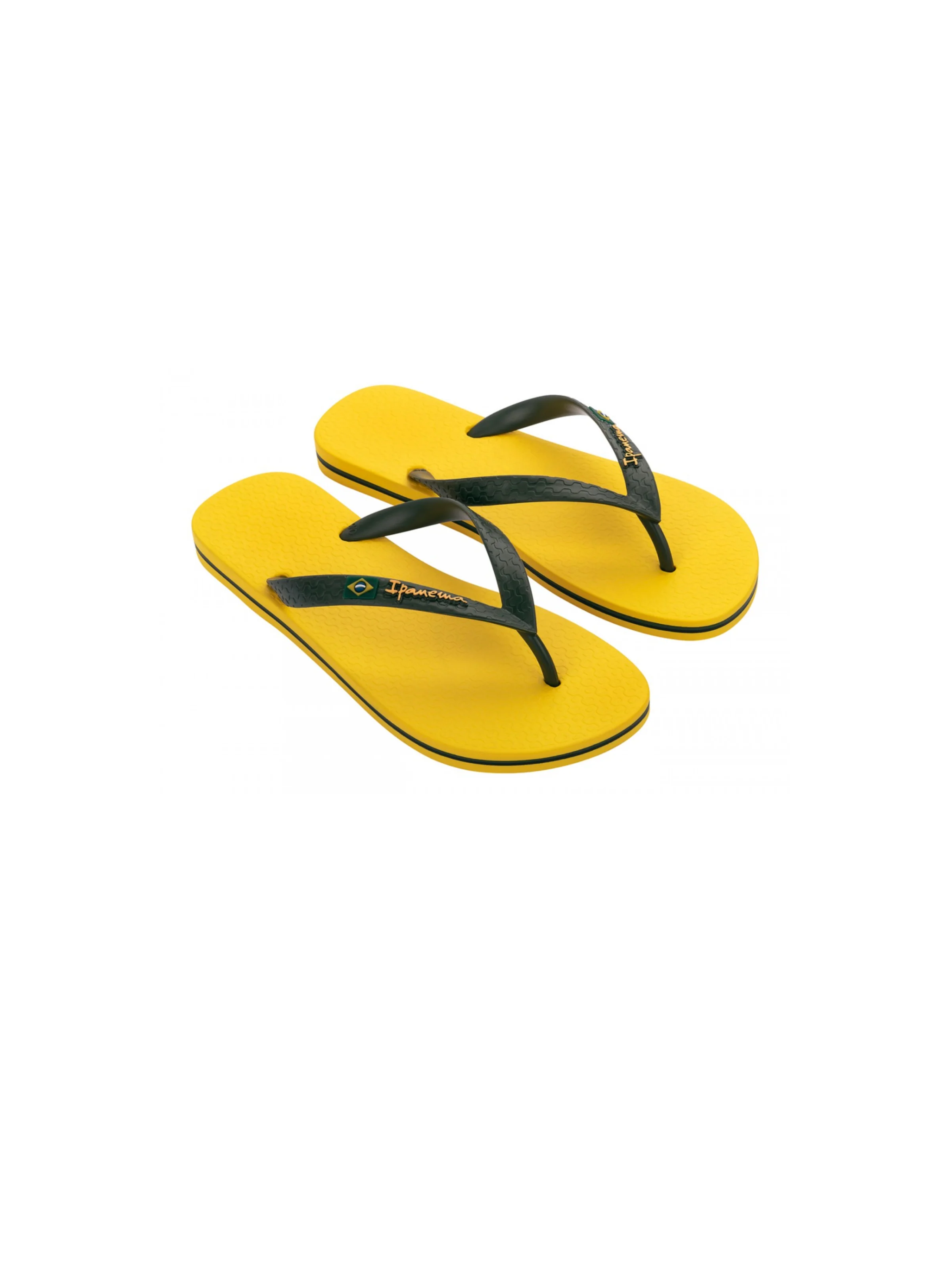 Infradito "Clas Brasil II" Ipanema giallo con inserti blu