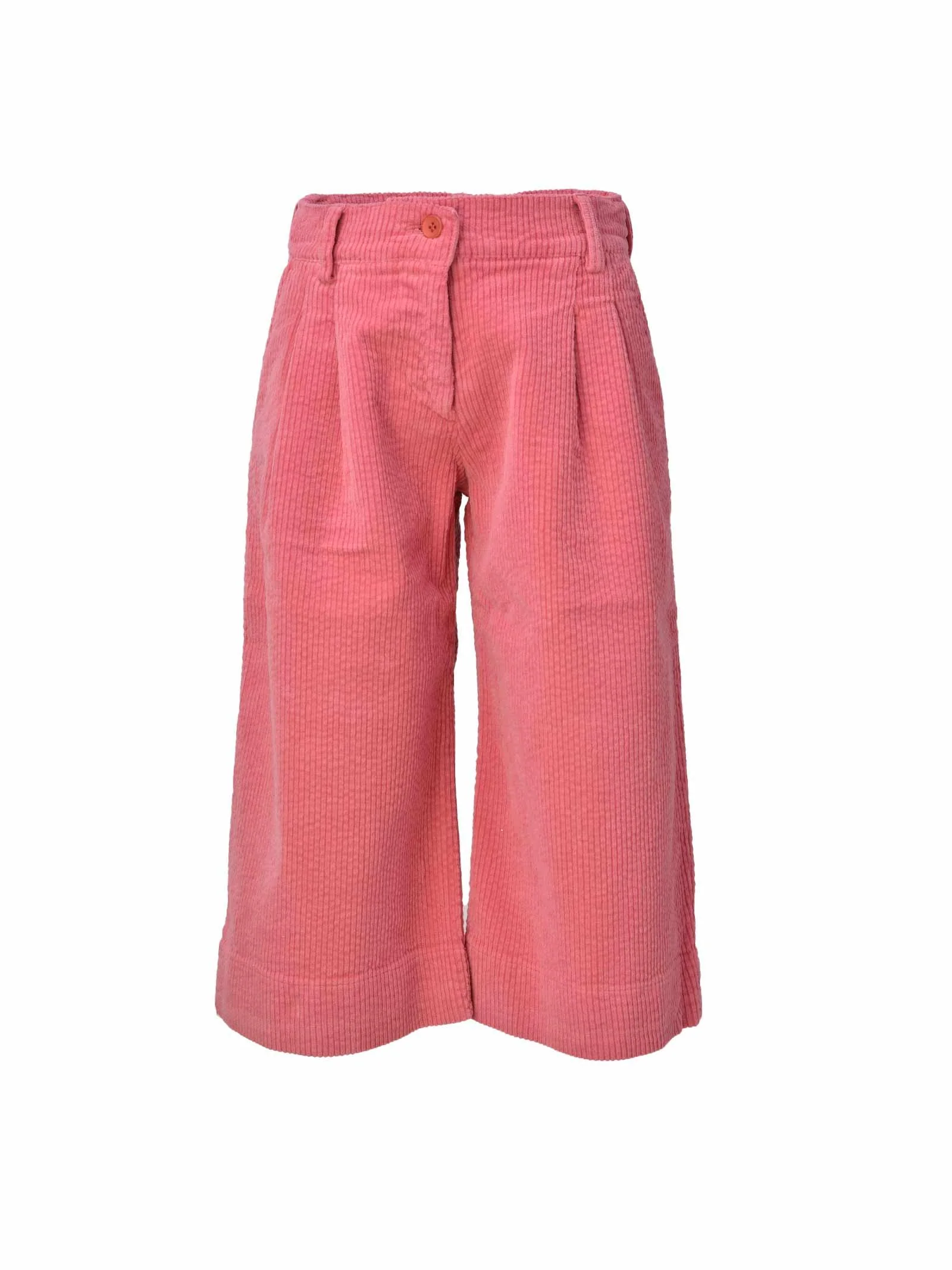 Pantalone culotte in velluto