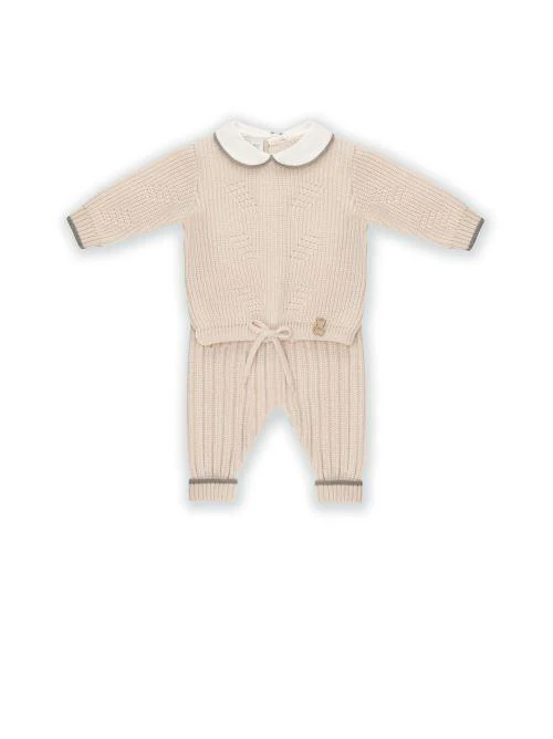 Completo beige in filo