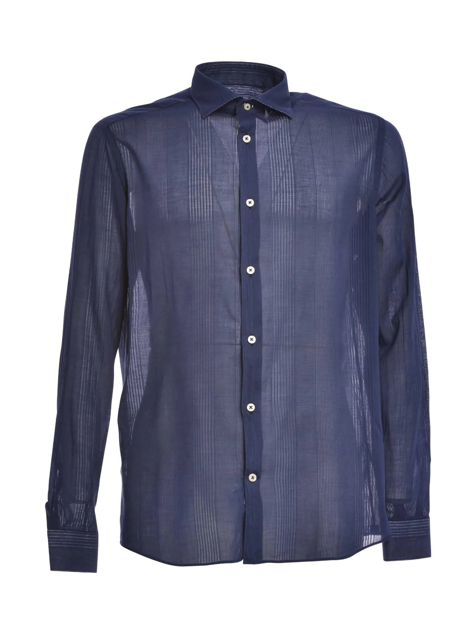 Camicia Luca blu navy