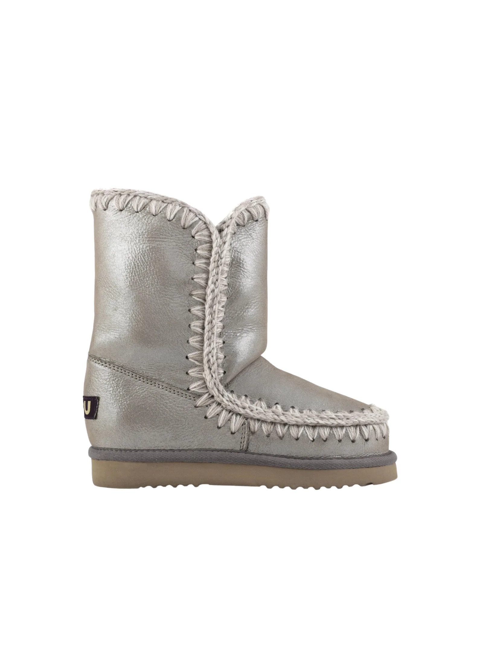 Mou "Eskimo 24 Special Leather" microglitter grigio