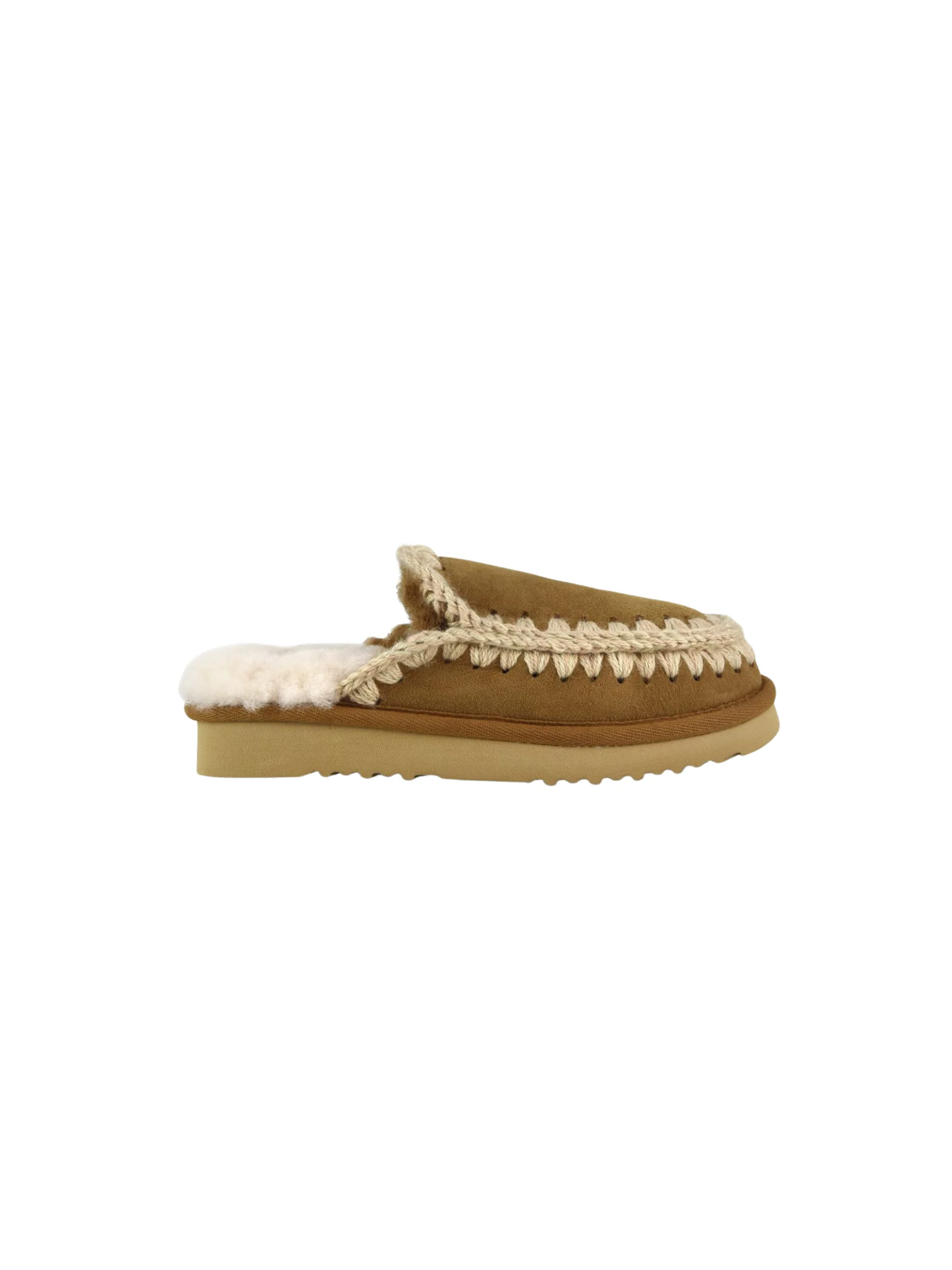Mou " Eskimo Slipper Suede" cognac