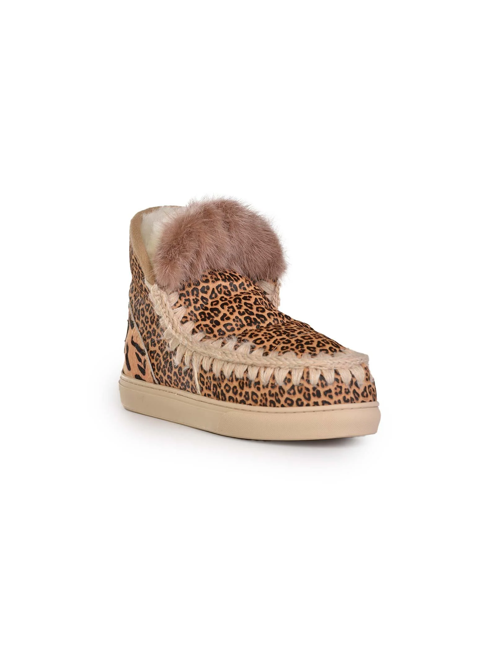 Sneakers eskimo  con patchwork animalier - Image 6