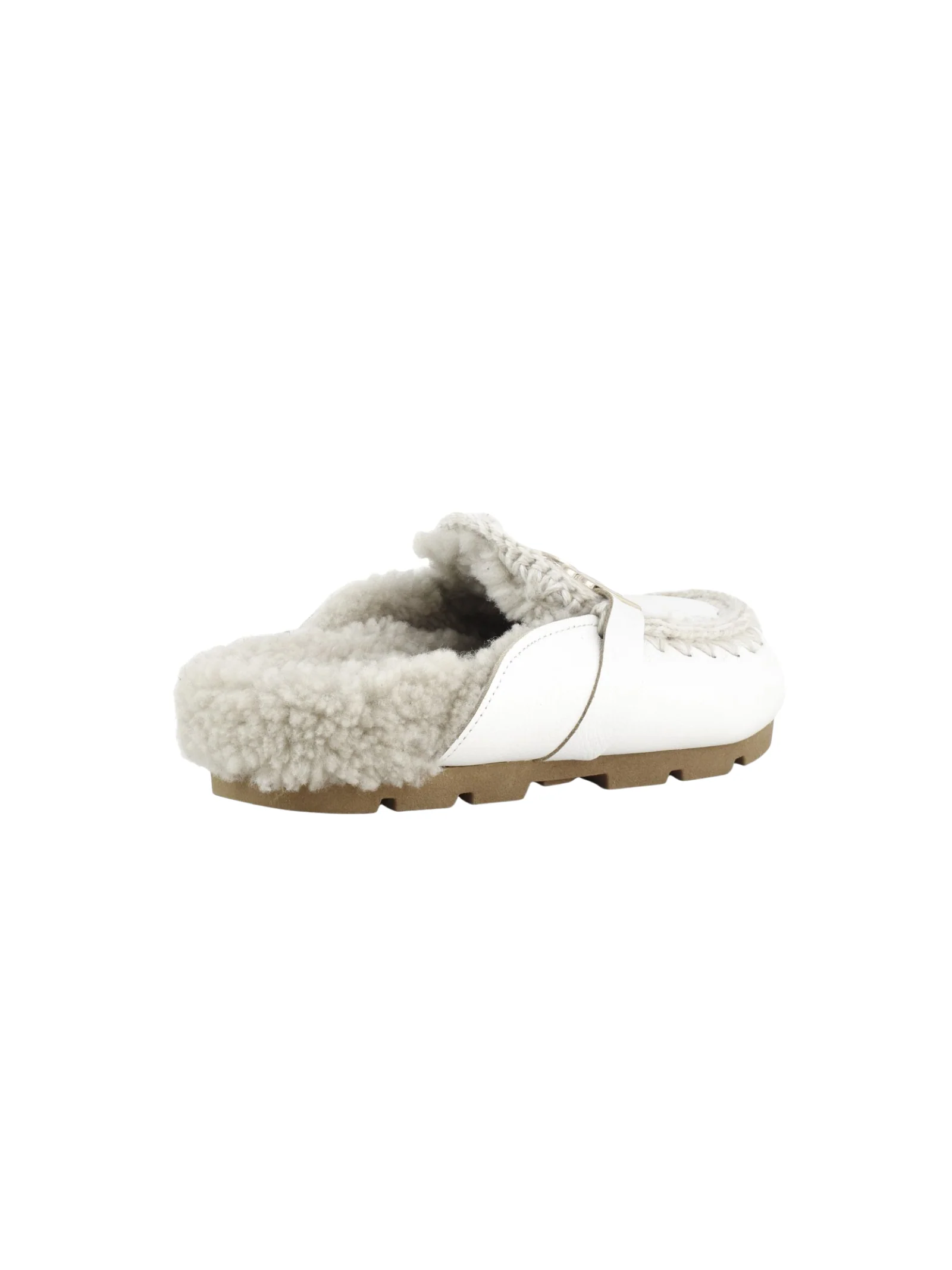Mou "Winter Bio Slide Suede" bianco - Image 3