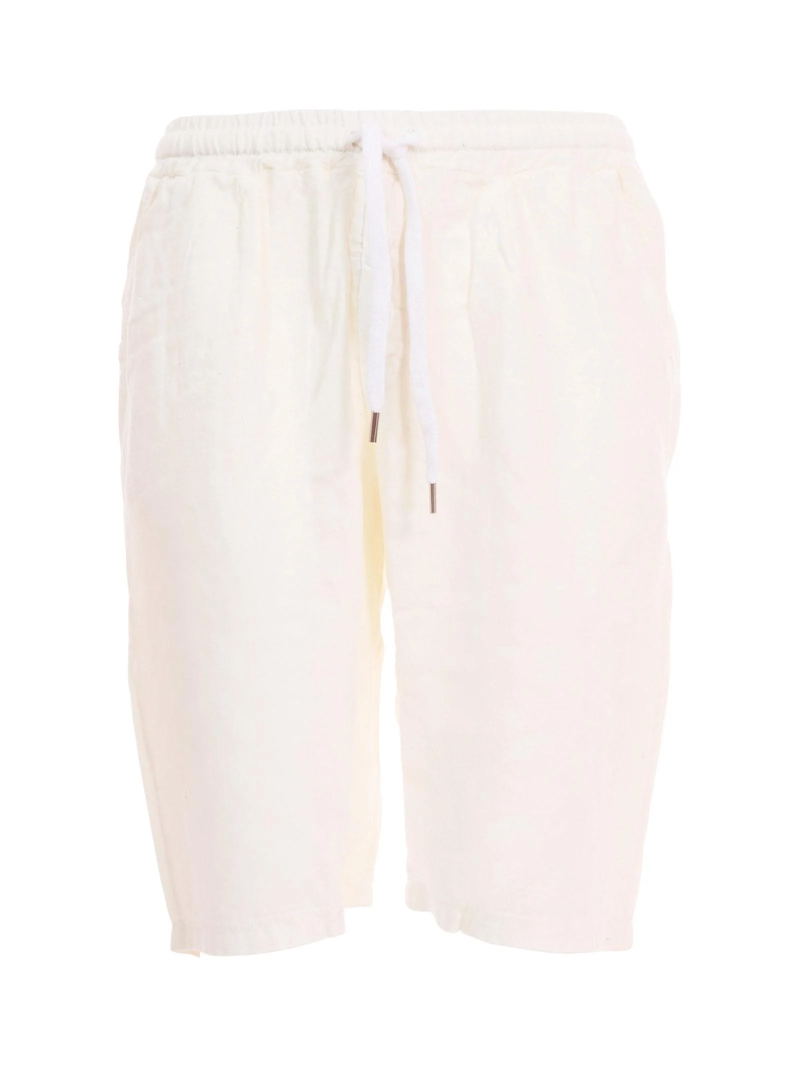 Bermuda in lino Portofino bianco latte