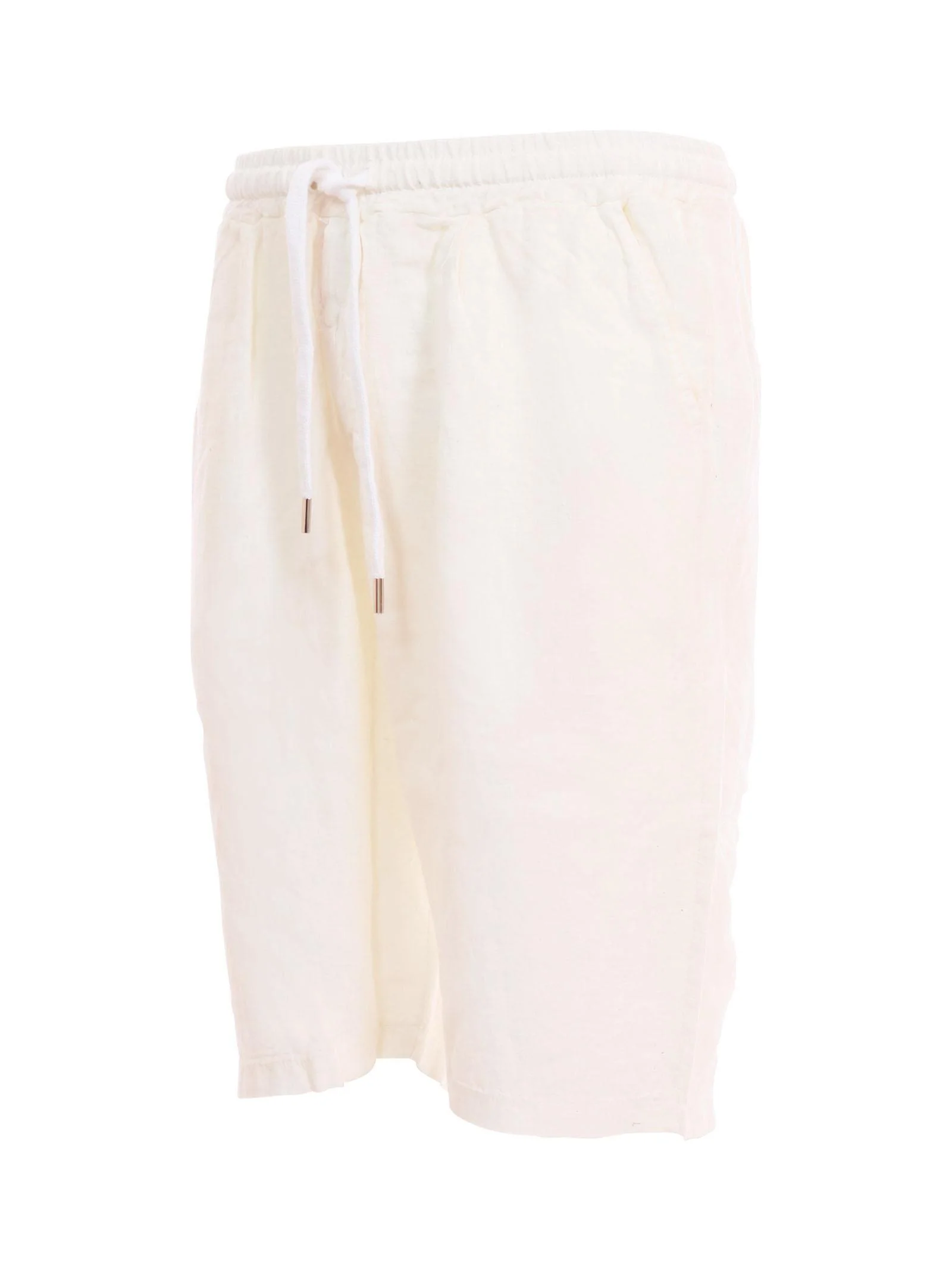 Bermuda in lino Portofino bianco latte - Image 2