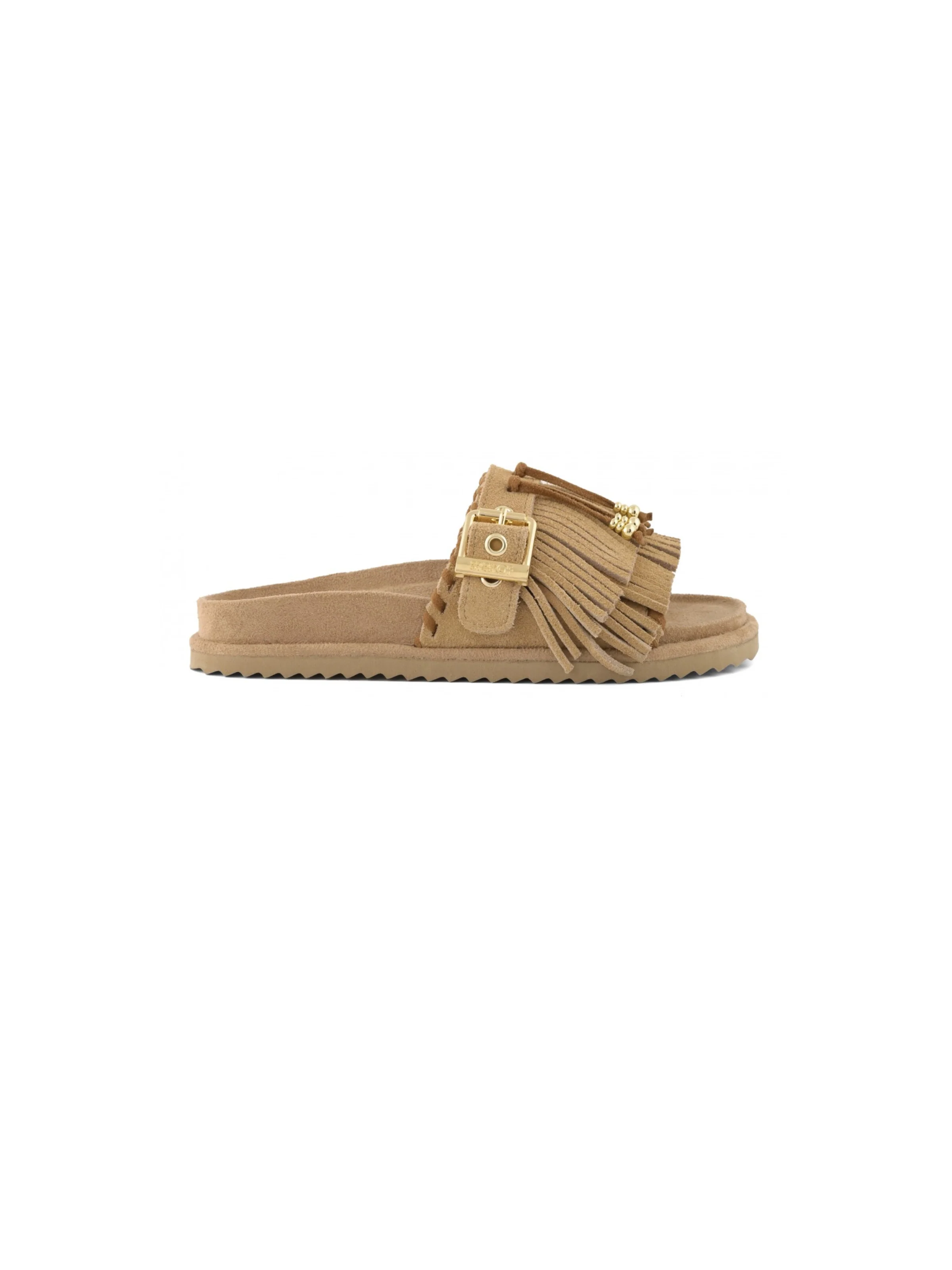 Sandali Colors Of California beige con frange
