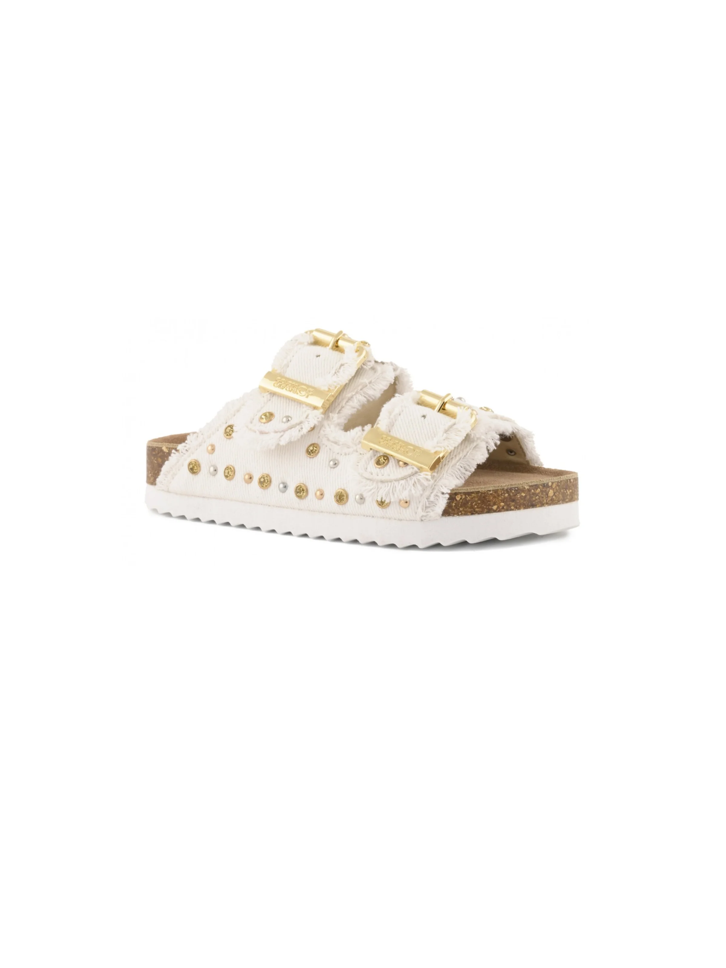 Sandali Colors Of California bianco con strass - Image 2