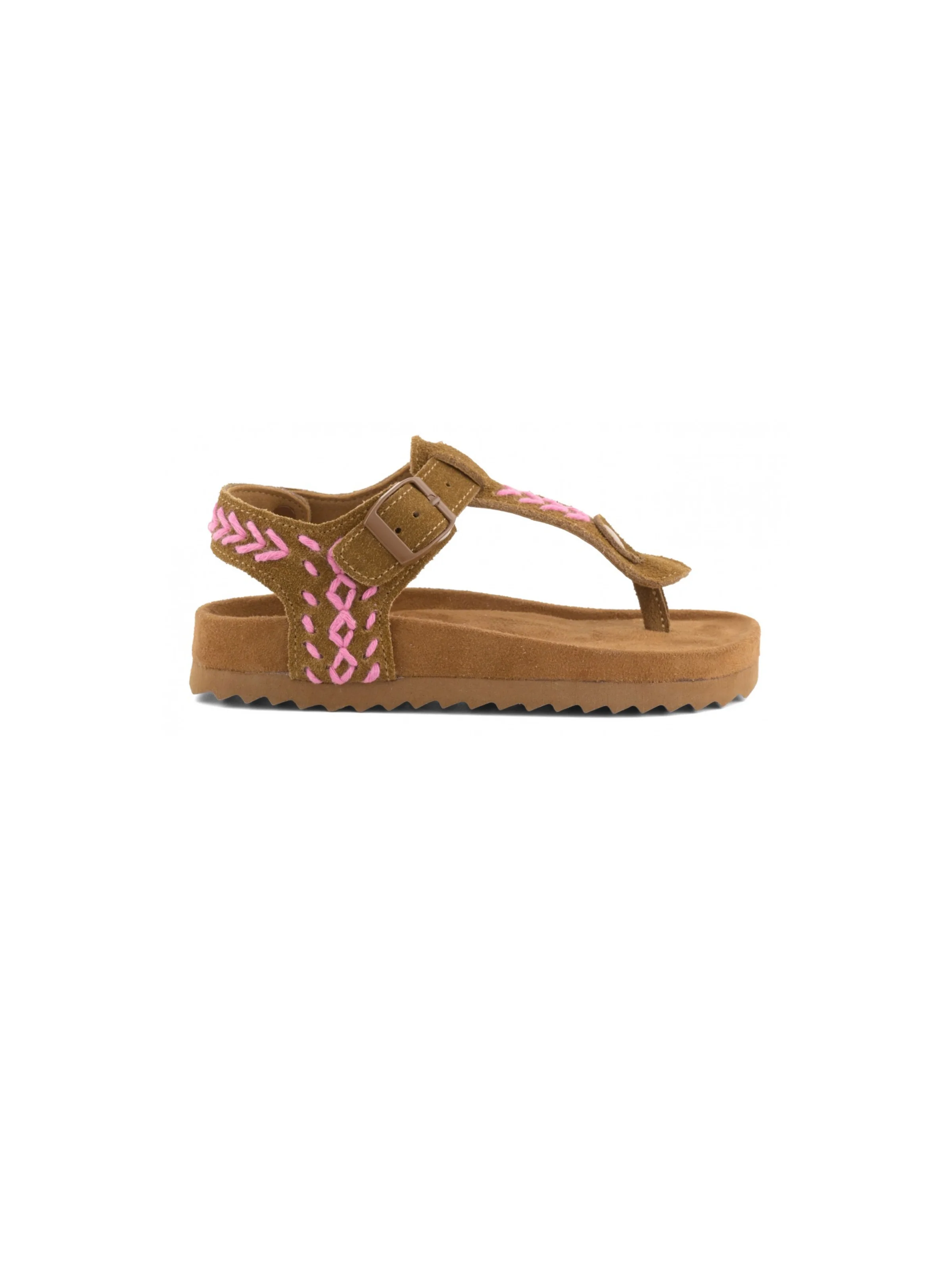 Sandali infradito Colors Of California marrone in suede
