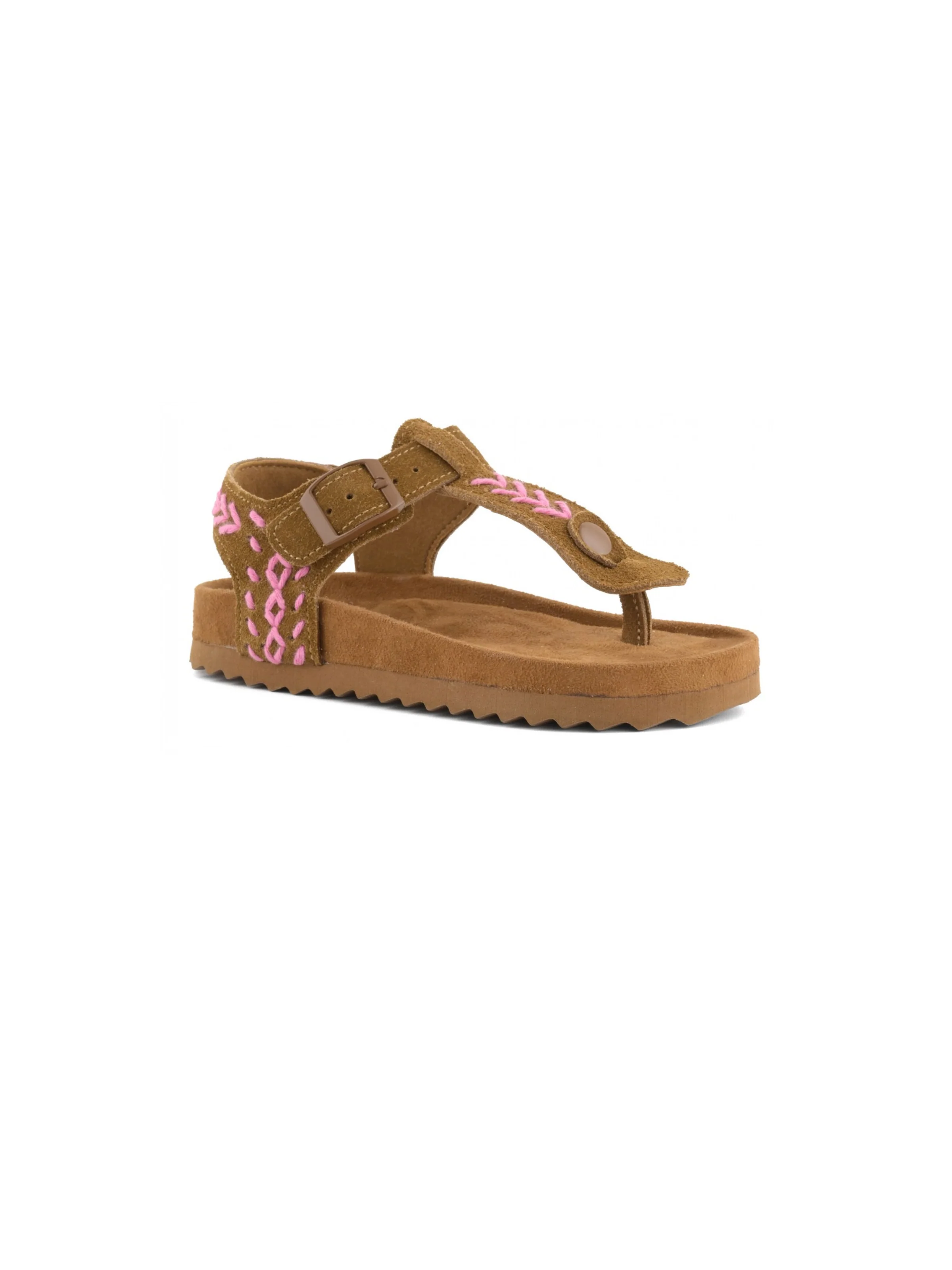 Sandali infradito Colors Of California marrone in suede - Image 2