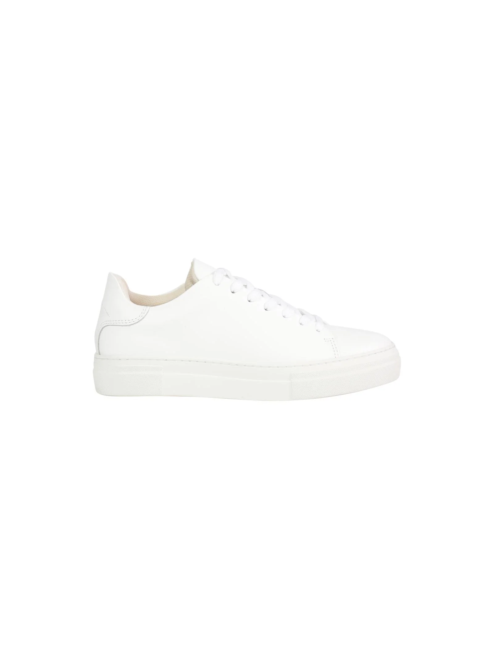 Sneaker in pelle bianca