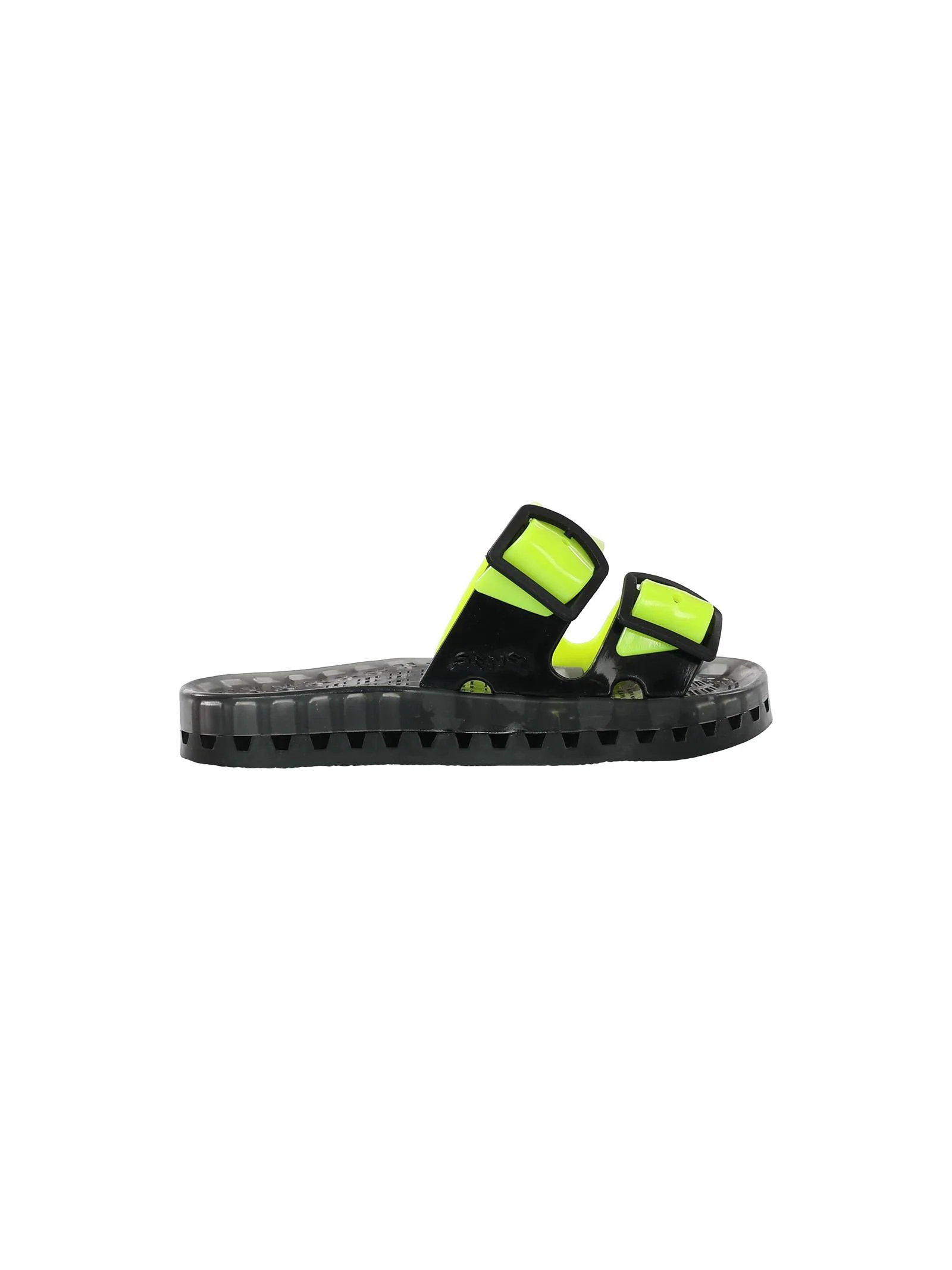 Ciabatte Sensi La jolla Black Fluo giallo
