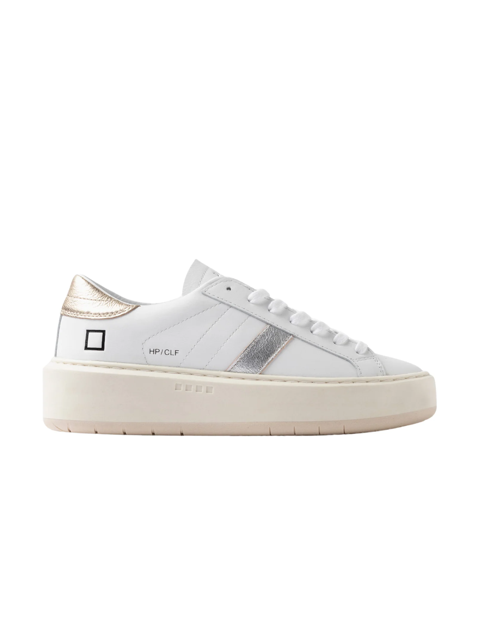 Sneakers "Hill Platform calf" D.a.t.e. bianche
