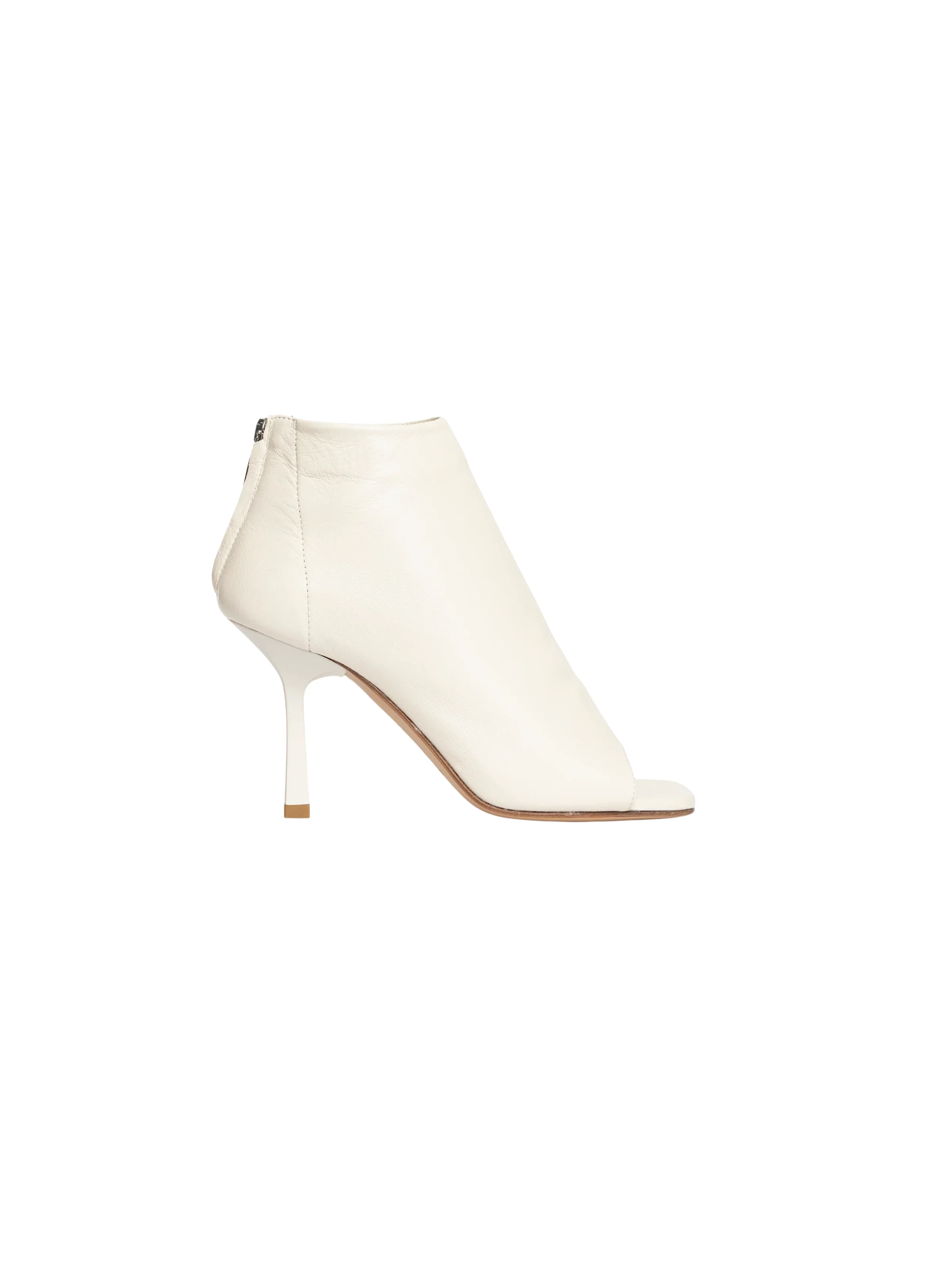 Tronchetti "Dory" Gisel Moirè in nappa bianco latte